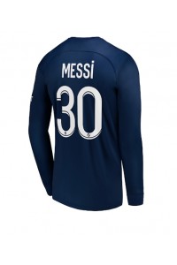 Fotbalové Dres Paris Saint-Germain Lionel Messi #30 Domácí Oblečení 2022-23 Dlouhý Rukáv